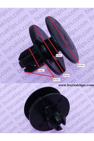 bursaklips 4626- مشبك غطاء محرك هوندا أكورد، سيفيك 91501-Tr0-003 (5 قطع)