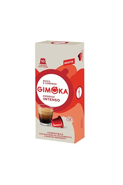 Gimoka Κάψουλες Espresso Intenso – Συμβατές με Nespresso, 10 τεμάχια (Έντονη ...