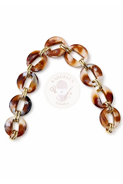 Kardelux Ακρυλική αλυσίδα για τσάντα-Λαβή-Ιμάντας-40εκ.-Ιμάντας ώμου για τσάντα