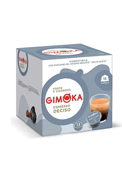 Gimoka Κάψουλες Deciso συμβατές με Nescafé Dolce Gusto – 16 τεμάχια