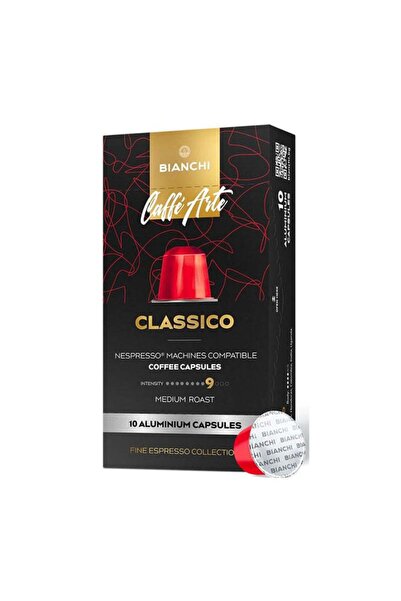 Bianchi Coffee Κάψουλες Εσπρέσο Κλασικό Συμβατές με Nespresso – 10 Κάψουλες