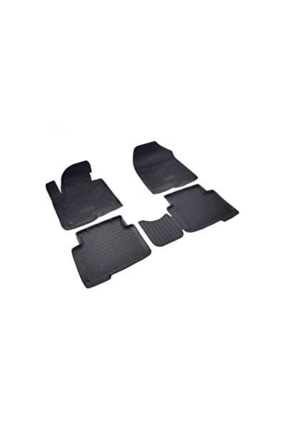 DAsiNU Σετ 4 Λαστιχένια Πατάκια Δαπέδου Hyundai Santa Fe IV 2018-Σήμερα