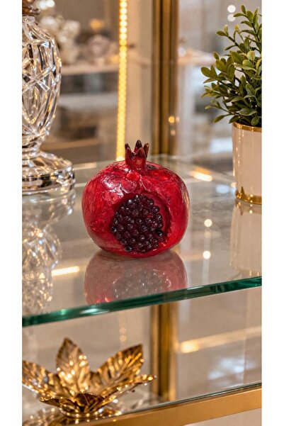 Hd Marketim Küçük Nar Biblo 6 cm – Dekoratif Nar Objesi – Bereket Simgesi Ev ...