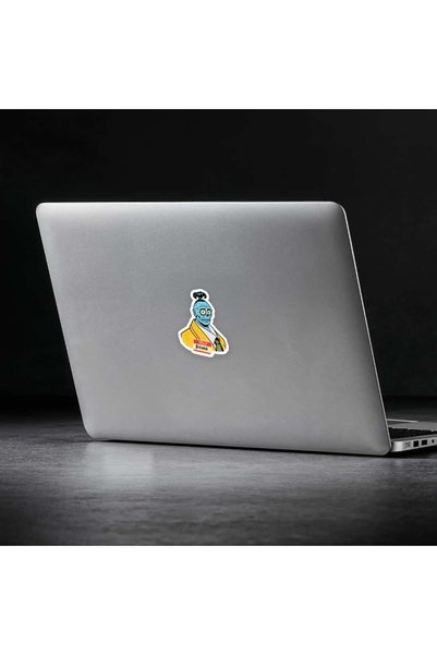 The Sticker Story. Blue Bond Character Sticker