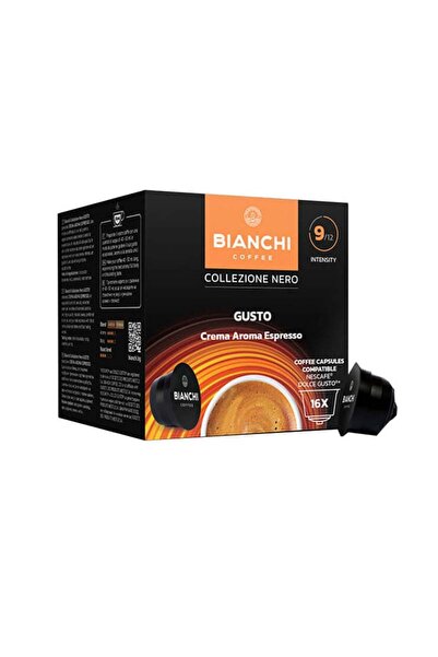 Bianchi Coffee Κάψουλες Εσπρέσο Κρέμα Άρωμα Συμβατές με Dolce Gusto 16 κάψουλες