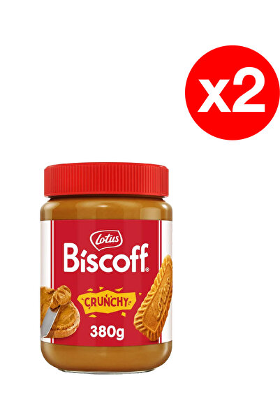 Lotus Biscoff Cremă Tartinabilă Crunchy 380g x 2