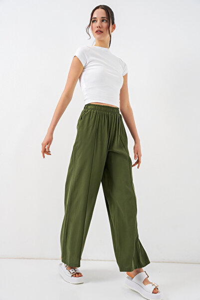 Bigdart Παντελόνι - Πολύχρωμο - Ελαστική μέση