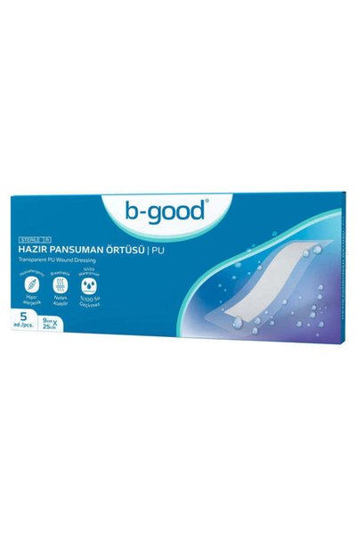 Montreal B-Good Hazır Pansuman Örtüsü Su Geçirmez 9cm x 25cm 5 Adet ( 1 ADET )