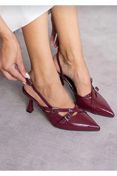 Macs Moda Γόβες - Βουργουνδία - Casual