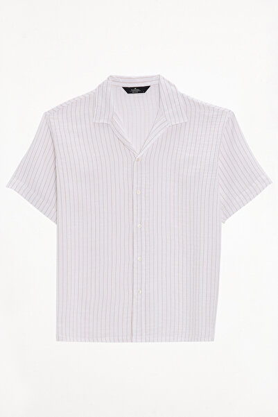 Tudors Πουκάμισο - Μπεζ - Casual