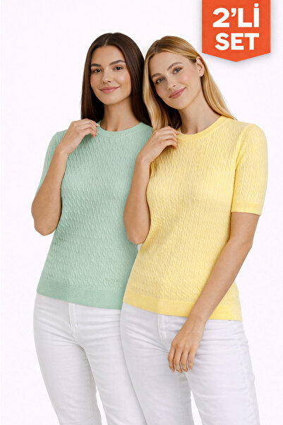 ModaYaren T-Shirt - Πολύχρωμο - Τοποθετημένο