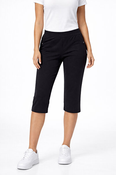 REMSA Γυναικείο σορτς με 3 τσέπες Capri 292 Μαύρο