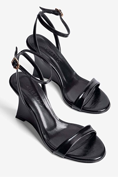 Mubiano Γυναικεία πέδιλα με τακούνι και λουράκι στον αστράγαλο, κομψά καθημερ...