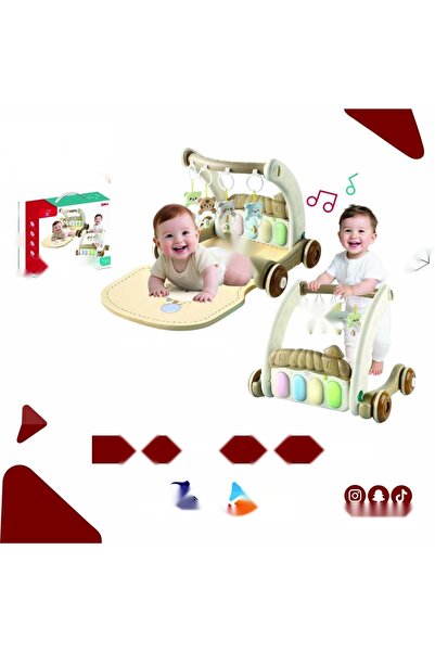 Trendbaby عربة تعليم المشي مع مفرش 2 في 1 للأطفال من Trend Baby & Trend Kids