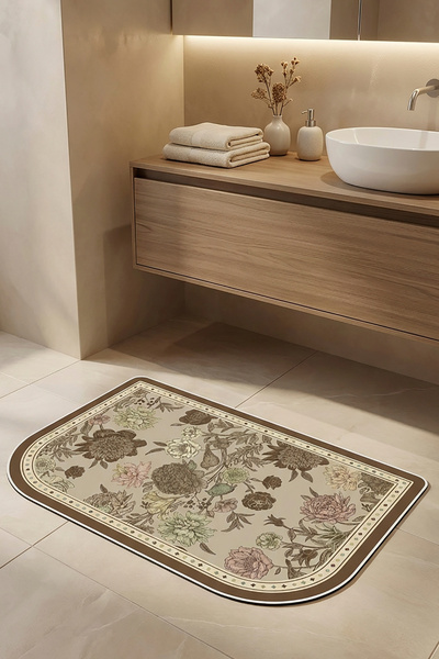 Decomia Home Digital Αντιολισθητικό Πλενόμενο Colorful Modern Πατάκι μπάνιου ...