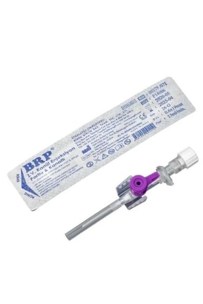 Montreal Branül .anjıkot.kanül.intraket Mor RENK (26G)BRP/GDK ( 1 ADET )