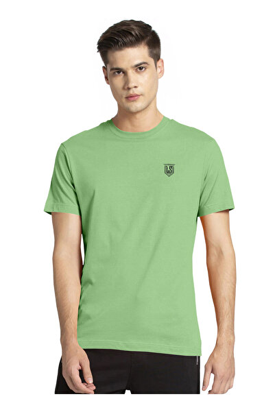 LAUREN SMITH Men’s Premium Textured Cotton Lycra Round Neck T shirt with High...