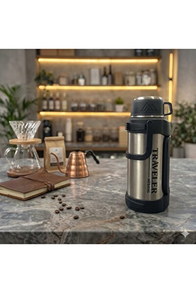 Kuzey Tacı 1600 ML Çift Katmanlı Vakumlu Paslanmaz Çelik Termos – Bardak Kapa...