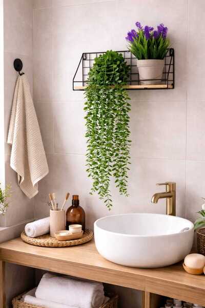 Cara Yapay Çiçek Saksıda 80 Cm Yoğun Yapraklı Koyu Yeşil Okaliptus Sarkıt Çiçeği