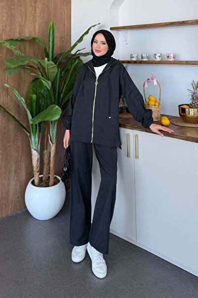 Hazamoda Polyana Spor Takım Siyah