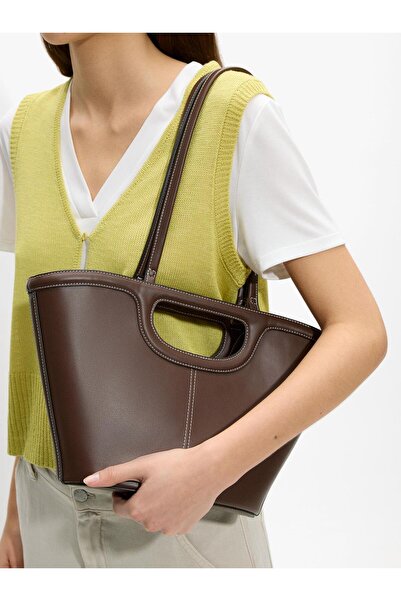 PARFOIS Kadın İçi Çıkarılabilir Sade Tote Çanta