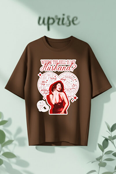 Vordevia Ρέι Θα ήθελα ένα δαχτυλίδι Τυπωμένο βαμβακερό μπλουζάκι oversized