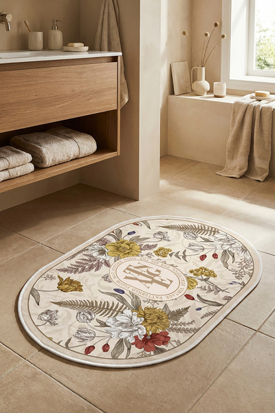 Decomia Home Digital Non-Slip Washable Colorful Modern Bath Mat Bathroom Rug Si