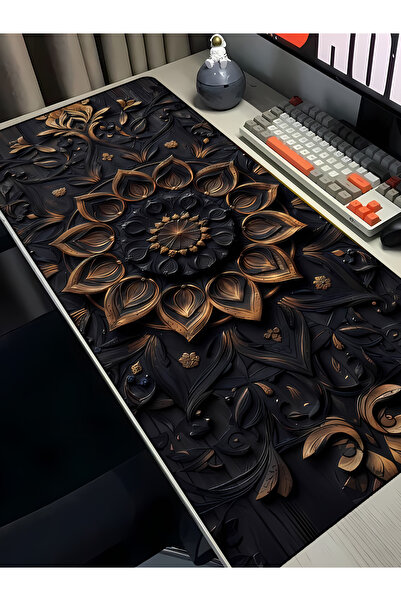 Charmbi Kuro No Lotus Mouse Pad – 40x90 Μεγάλο Gaming Mousepad, Αντιολισθητικ...