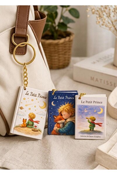 YLDZ The Little Prince Mini Book-Looking Notebook Keychain - Advantageous Set...