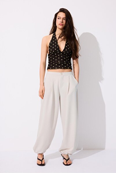 Stradivarius Balon kesim klasik pantolon