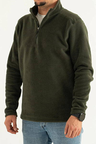 Massgai UNISEX Αντι-κομπιαστικό φλις με μισό φερμουάρ, χωρίς χνούδιασμα, κανο...