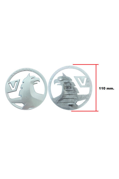 Gutsy 9857212480 PSA GRUP VAUXHALL LOGO MONOGRAM AMBLEM