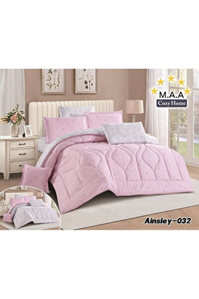 Moon مفرش صيفي بوجهين 8 قطع مشجر