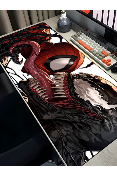 Charmbi Spider-Man & Venom Gaming Mouse Pad 40x90 XXL, Μεγάλο Χαλάκι Γραφείου...