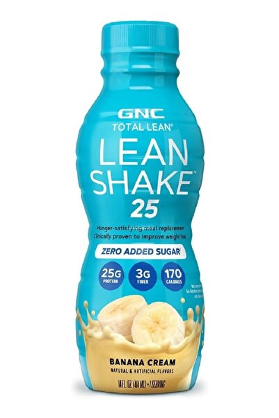 GNC TOTAL LEAN Lean Shake 25 - Banana Cream - 14oz