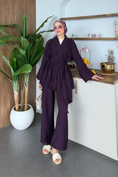 Hazamoda Akgün Takım Mürdüm