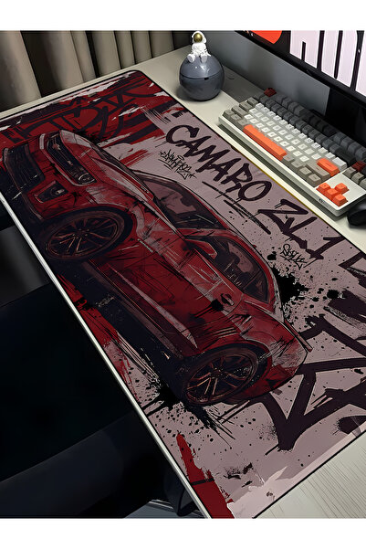 Charmbi Camaro Σπορ Αυτοκίνητο Gaming Mouse Pad 40x90 XXL, Μεγάλο Χαλάκι Γραφ...