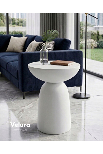 Velura Home & Living Zonya Yan Sehpa - Beyaz