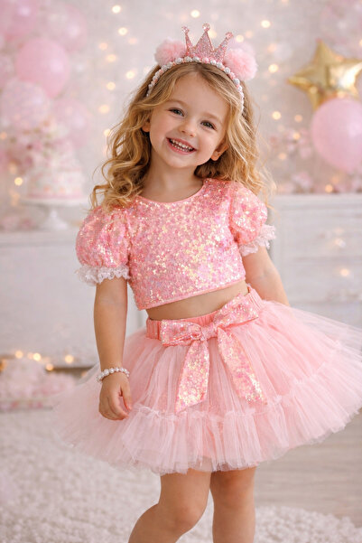 ministok Σετ δύο τεμαχίων - Ροζ - Σύντομο