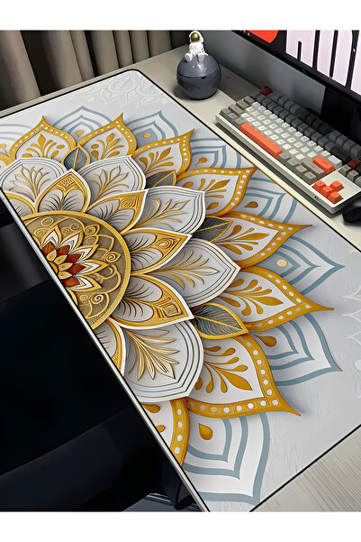 Charmbi Güneş Lotus 40x90 ProControl Mouse Pad Gaming Mousepad Αντιολισθητική...