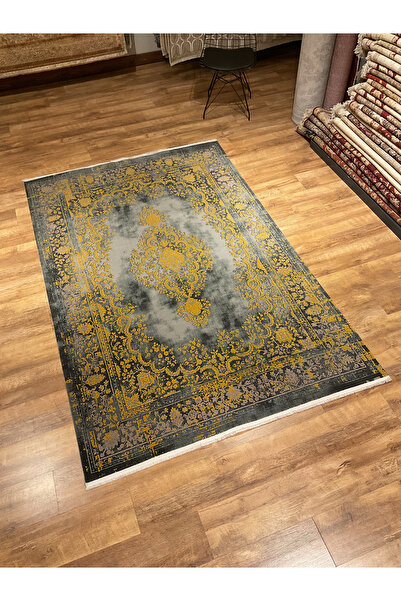 Royal Halı IKON IK01G GOLD KOYU GRİ HALI