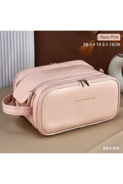bag Large capacity multi-functional double zipper portable toiletry