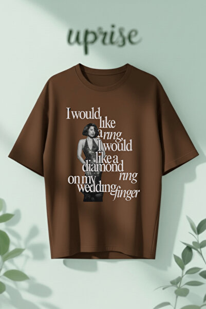 Vordevia T-Shirt - Καφέ - Oversize