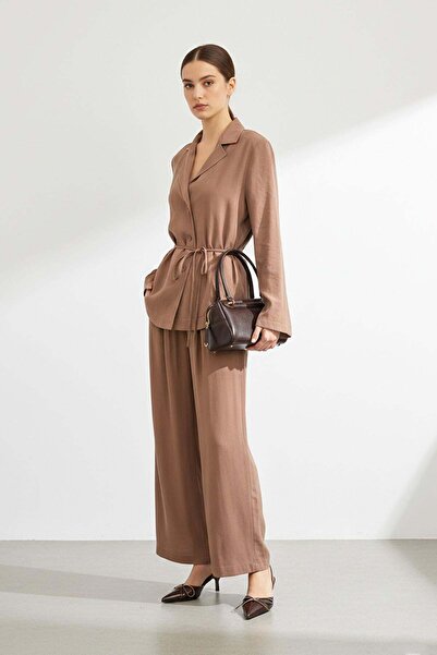 Puane Σετ δύο τεμαχίων - Καφέ - Σύντομο