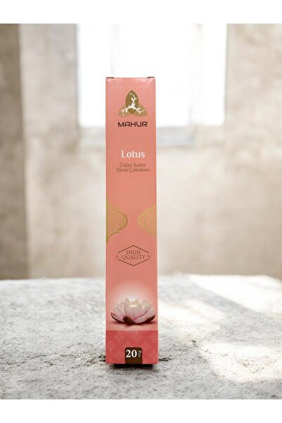 MAHUR Premium Tütsü Çubukları 20 Adet - Rahatlatıcı Aromalı Tütsü