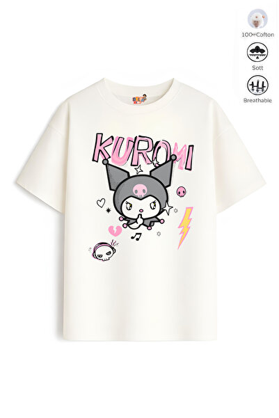 Belya Kids Wear Tricou oversize pentru fete, model Kur Design 29