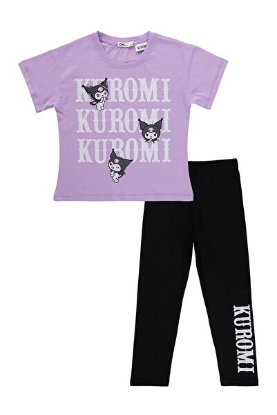 kuromi 6-9 Years Old Set - Lilac-Black
