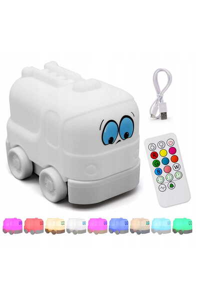 zenwire LED night light for children, car model, fire truck,