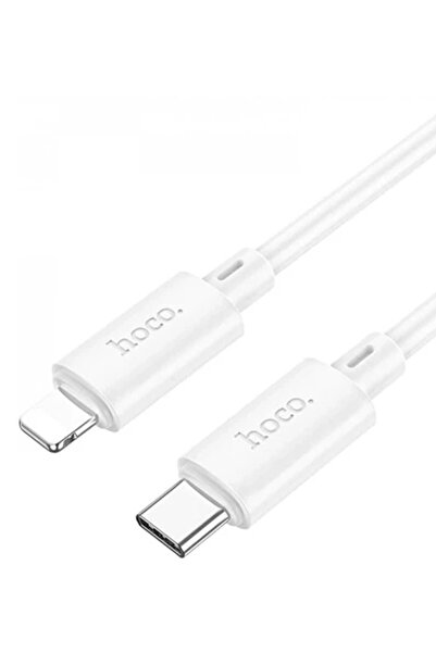 Hoco X88 Type-C to Lightning iPhone Hızlı Şarj ve Veri Kablosu 1 Metre - Beyaz