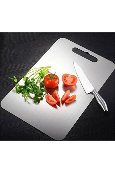 Empressco Gkd Top Quality Stainless Steel Metal Cutting Board 24X34 cm with N...